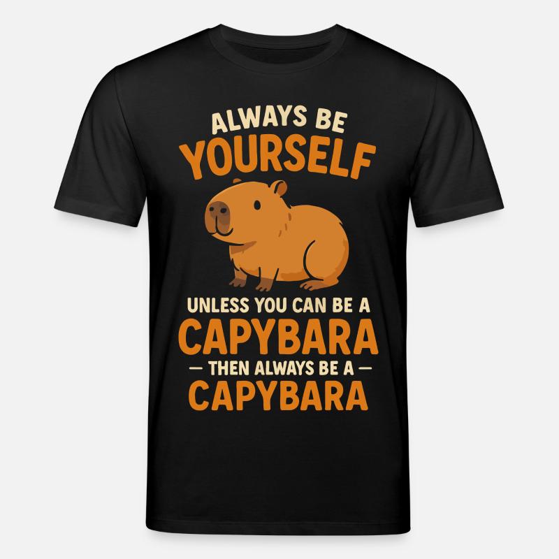 Capybara - Stanley/Stella Unisex Bio-T-Shirt CREATOR  - Schwarz