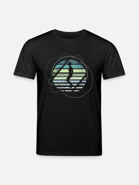 Seilspringen Retro - Stanley/Stella Unisex Bio-T-Shirt CREATOR  - Schwarz
