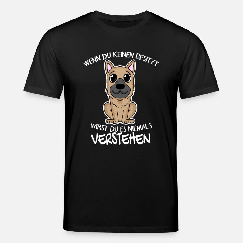 Deutscher Schäferhund - Stanley/Stella Unisex Bio-T-Shirt CREATOR  - Schwarz