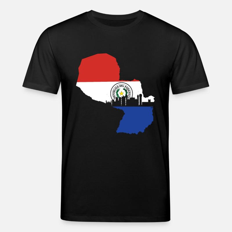 Drapeau du Paraguay - T-shirt bio CREATOR Stanley/Stella Unisexe - noir