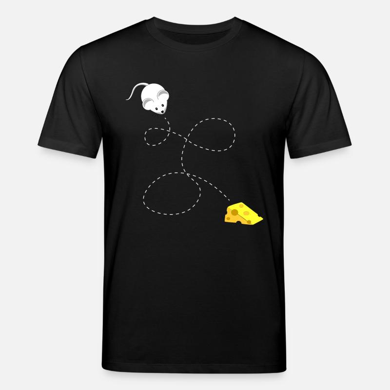 Mäuse Käse - Stanley/Stella Unisex Bio-T-Shirt CREATOR  - Schwarz