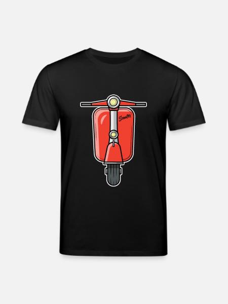 Scooter Scooter Scooter red - Stanley/Stella CREATOR Unisex Organic T-Shirt - black