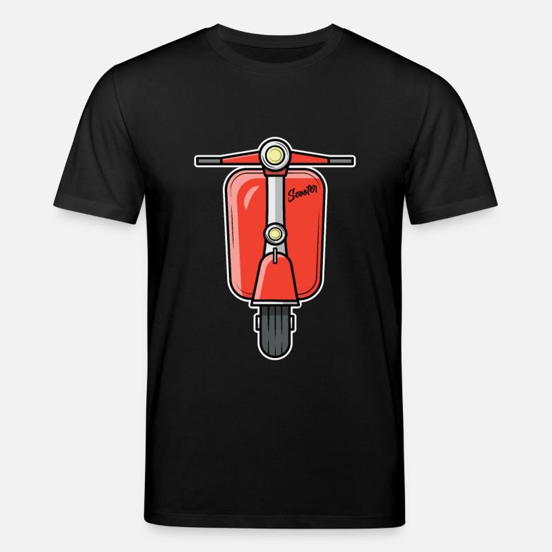 Scooter Scooter Scooter rouge - T-shirt bio CREATOR Stanley/Stella Unisexe - noir