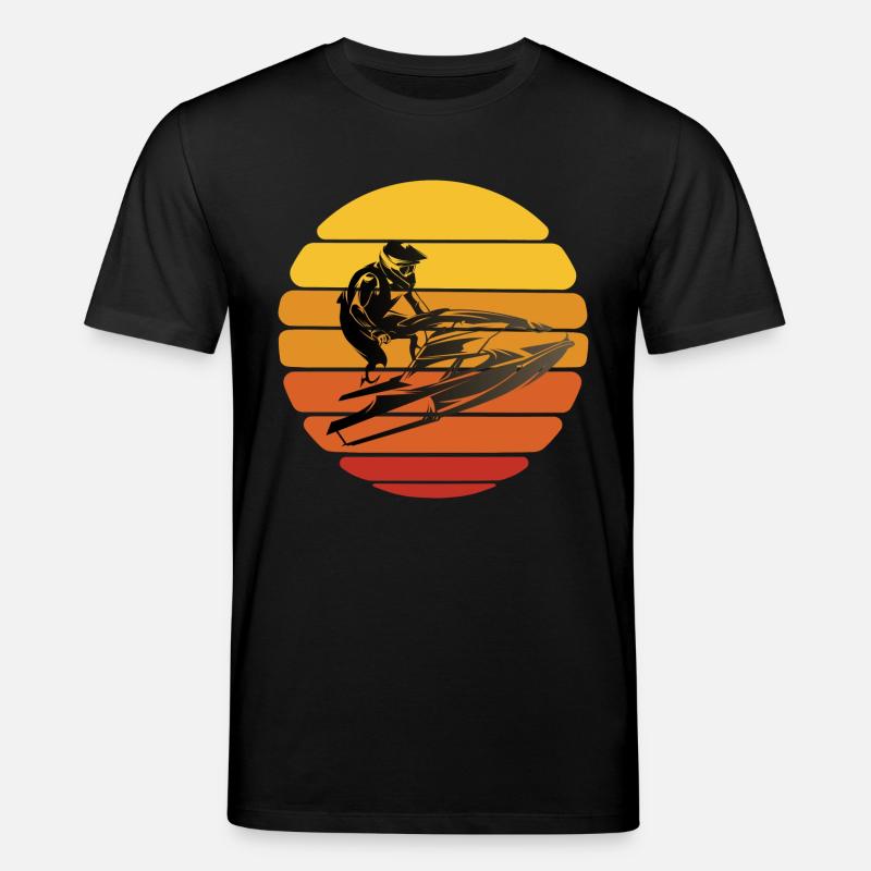 Jet Ski Design TShirt - Stanley/Stella Unisex Bio-T-Shirt CREATOR  - Schwarz
