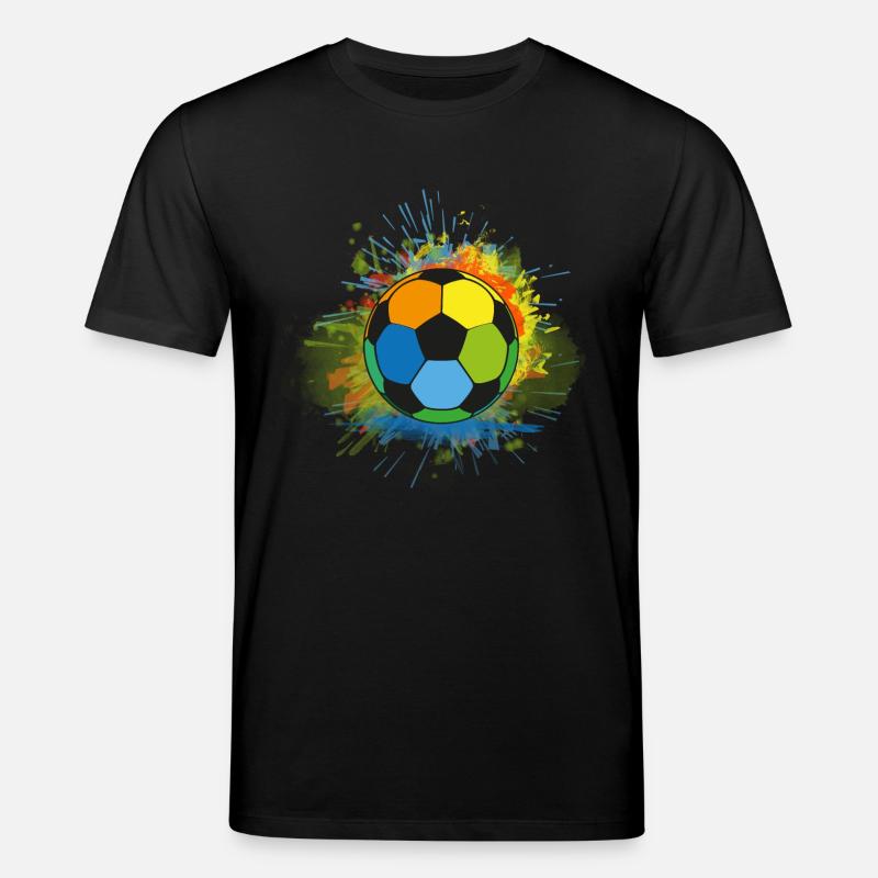 Fußball - Stanley/Stella Unisex Bio-T-Shirt CREATOR  - Schwarz