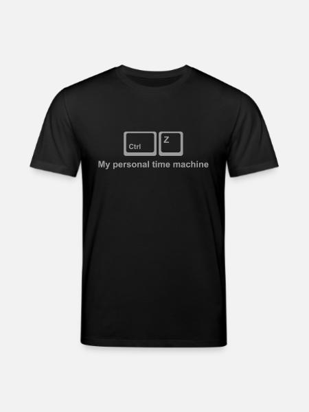 Ctrl Z-skjorte – Fortryd Life Joke for Coders & Creativ - Stanley/Stella CREATOR økologisk unisex-T-shirt - sort