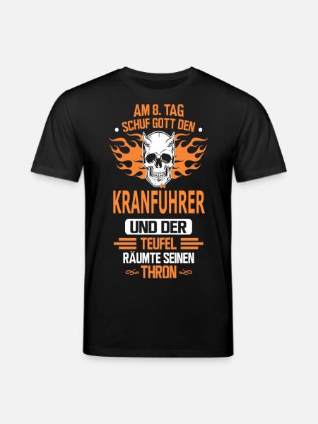 KRANFÜHRER - Stanley/Stella Unisex Bio-T-Shirt CREATOR  - Schwarz