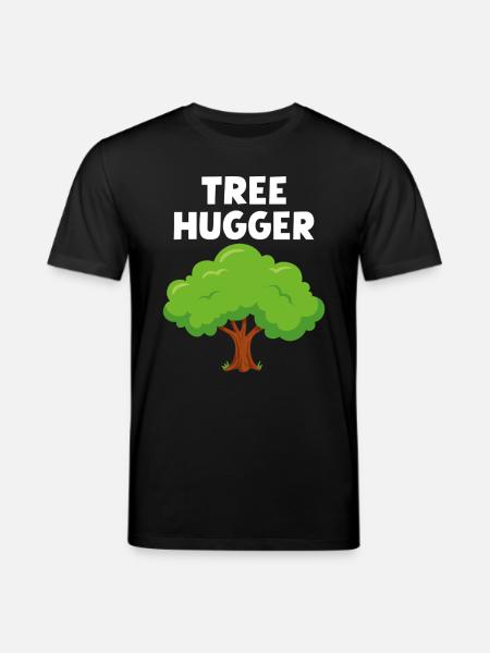 Tree Hugger - Stanley/Stella CREATOR Unisex Organic T-Shirt - black