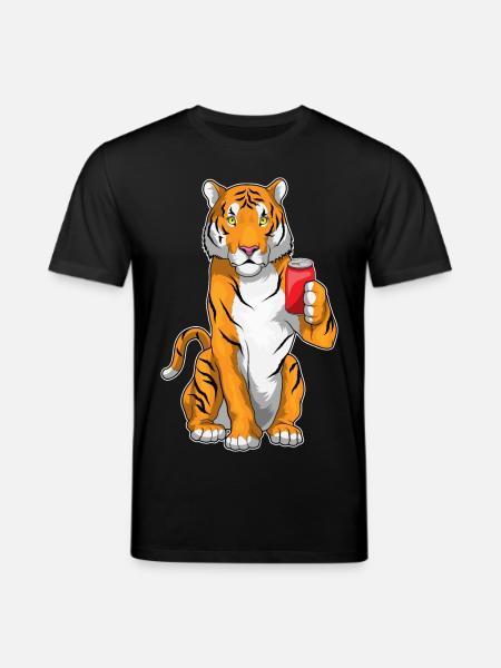 Tiger Tin - Stanley/Stella CREATOR Unisex Organic T-Shirt - black