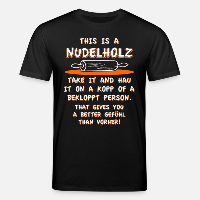 Nudelholz - Stanley/Stella Unisex Bio-T-Shirt CREATOR  - Schwarz