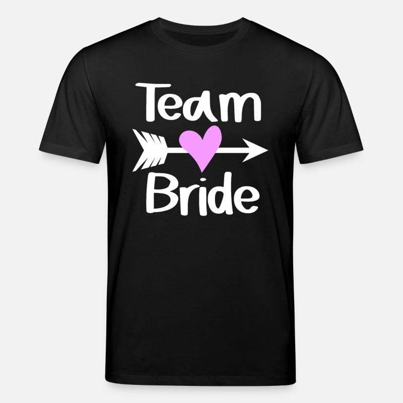 Team Braut - Stanley/Stella Unisex Bio-T-Shirt CREATOR  - Schwarz
