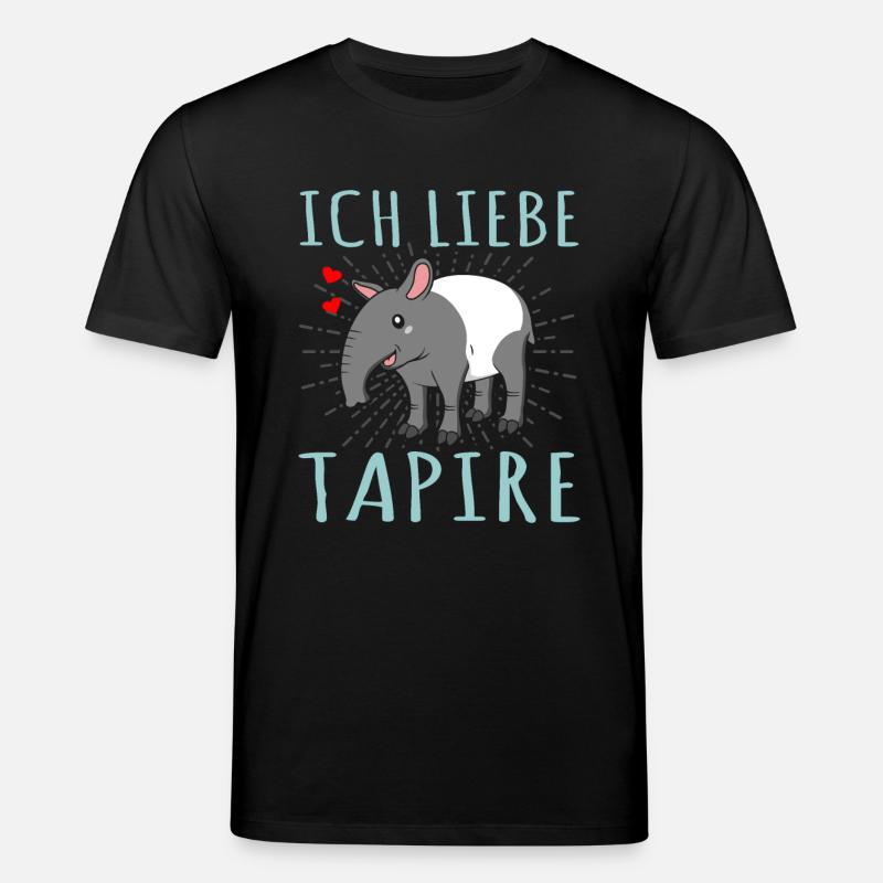 Tapir - Stanley/Stella Unisex Bio-T-Shirt CREATOR  - Schwarz