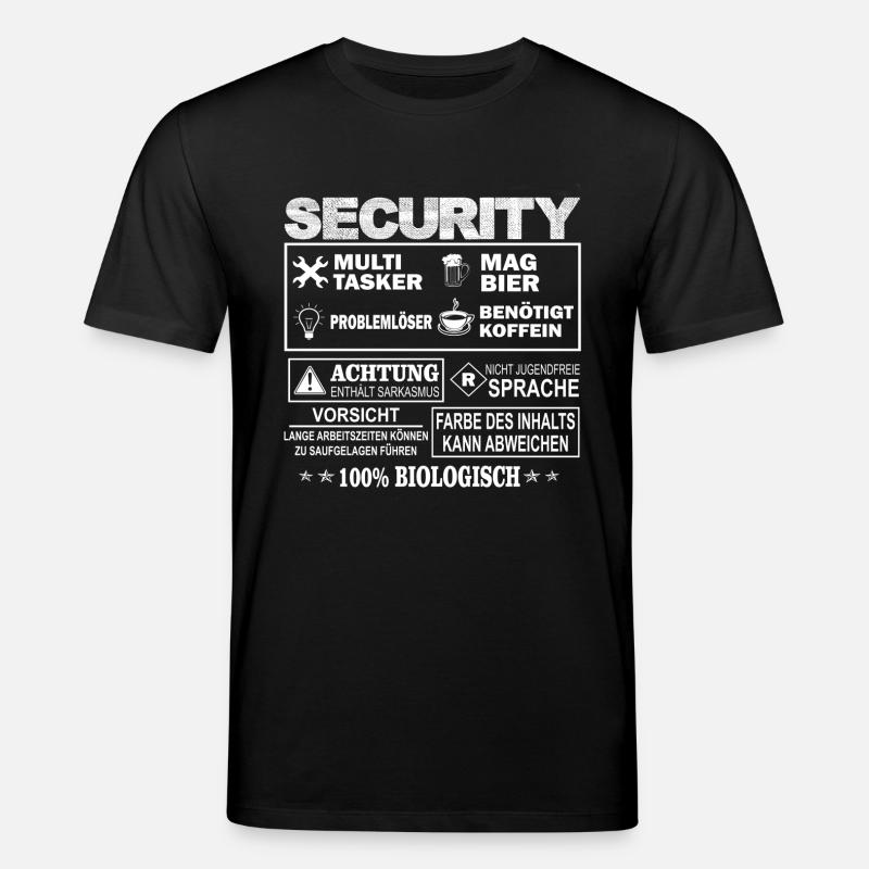 Security - Stanley/Stella Unisex Bio-T-Shirt CREATOR  - Schwarz