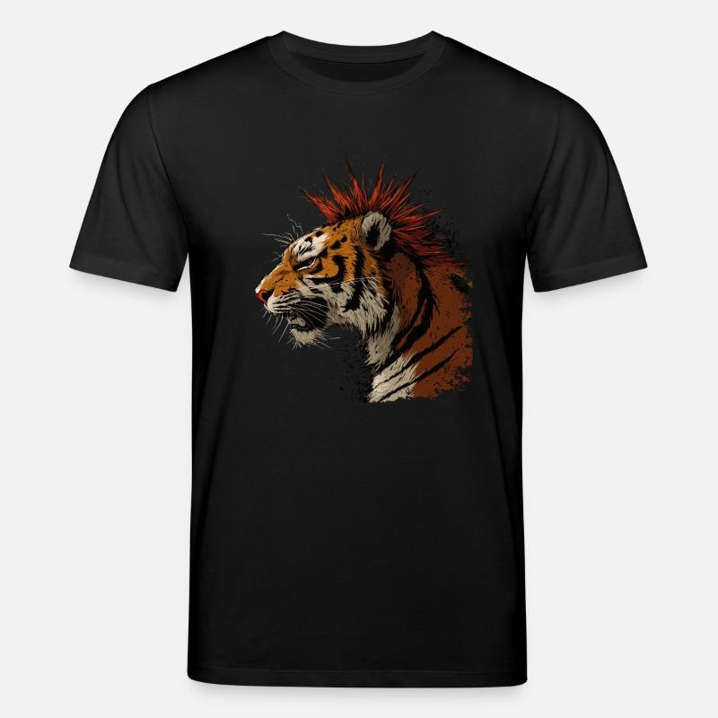 Tigerpunk - Stanley/Stella Unisex Bio-T-Shirt CREATOR  - Schwarz