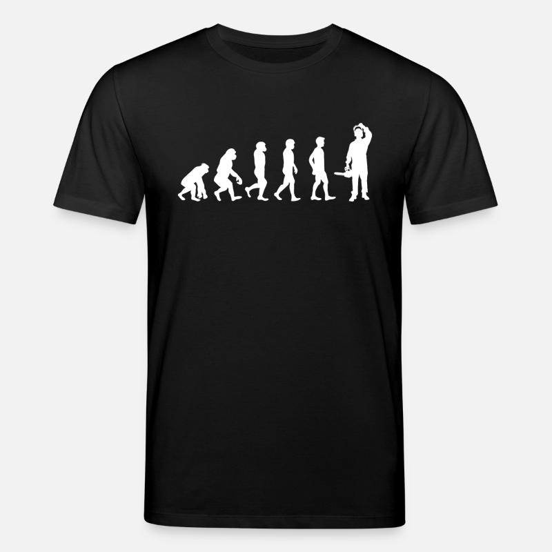 Evolution du bois / BOIS / - T-shirt bio CREATOR Stanley/Stella Unisexe - noir