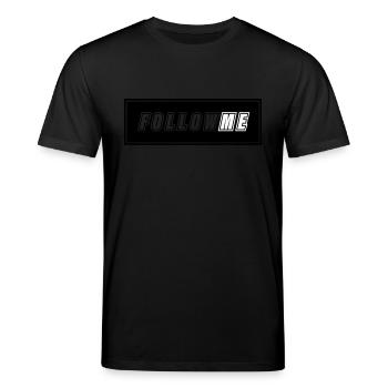 FOLLOW ME - Stanley/Stella Unisex Bio-T-Shirt CREATOR  - Schwarz - Vorne - Alina (178cm) & Michal (187cm)