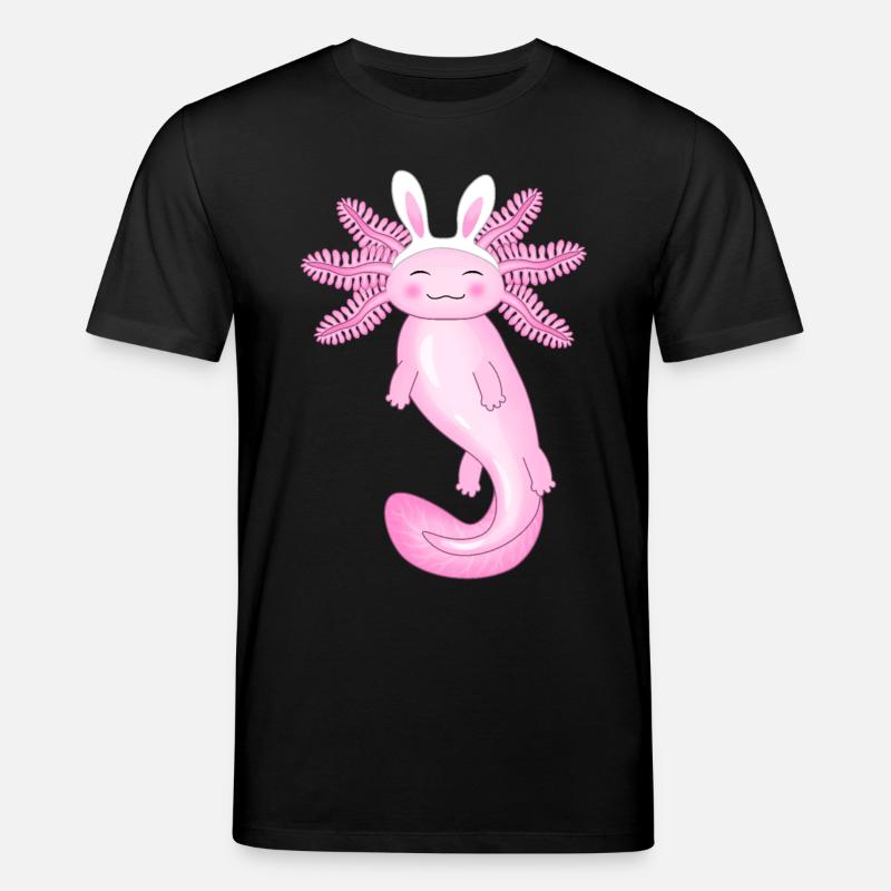 Mignon Axolotl de Pâques - T-shirt bio CREATOR Stanley/Stella Unisexe - noir