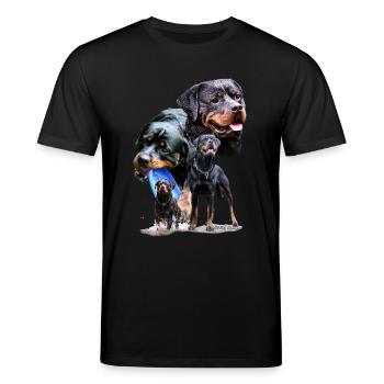 Hunde - Stanley/Stella Unisex Bio-T-Shirt CREATOR  - Schwarz - Vorne - Alina (178cm) & Michal (187cm)