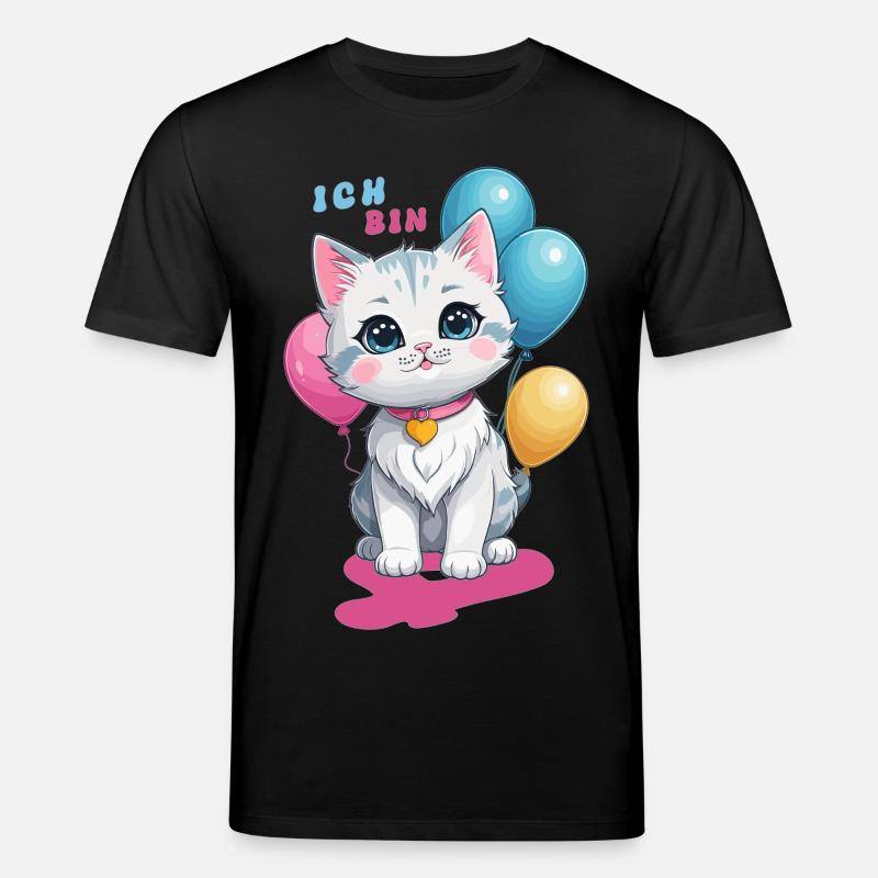 Ich bin Vier Jahre alt ! - Stanley/Stella Unisex Bio-T-Shirt CREATOR  - Schwarz