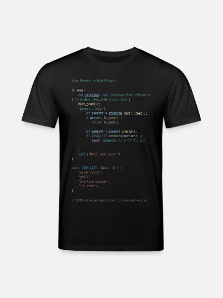 Rostweihnachten! - Stanley/Stella Unisex Bio-T-Shirt CREATOR  - Schwarz