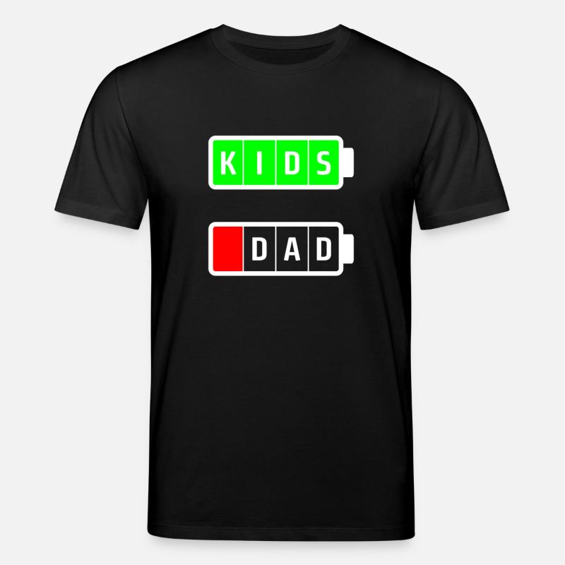 papa blanc enfants - T-shirt bio CREATOR Stanley/Stella Unisexe - noir