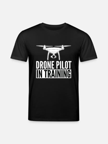 DRONE - Drone pilot in training - Stanley/Stella CREATOR Unisex Organic T-Shirt - black
