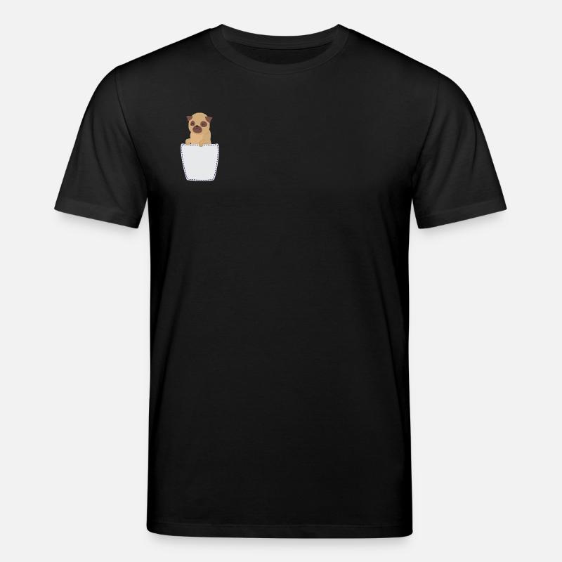 Brusttasche in Brusttasche - Stanley/Stella Unisex Bio-T-Shirt CREATOR - Schwarz
