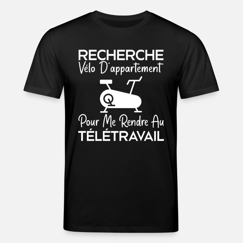 Telearbeit, Arbeitshumor, Bürohumor - Stanley/Stella Unisex Bio-T-Shirt CREATOR - Schwarz