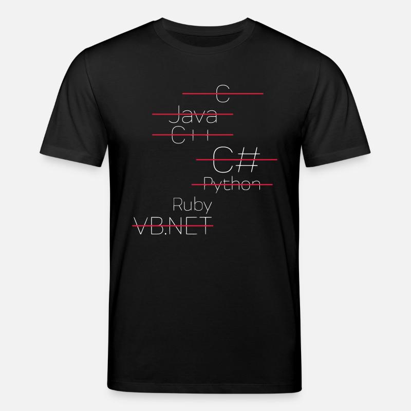 RUBY / RUBY ON RAILS - T-shirt bio CREATOR Stanley/Stella Unisexe - noir