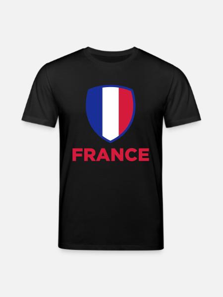 National Flag of Frankfreich - Stanley/Stella CREATOR Unisex Organic T-Shirt - black