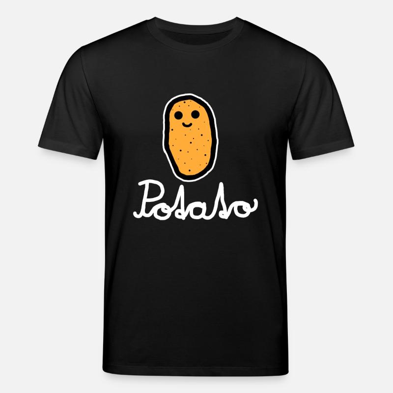 Potato (white) - Stanley/Stella Unisex Bio-T-Shirt CREATOR  - Schwarz