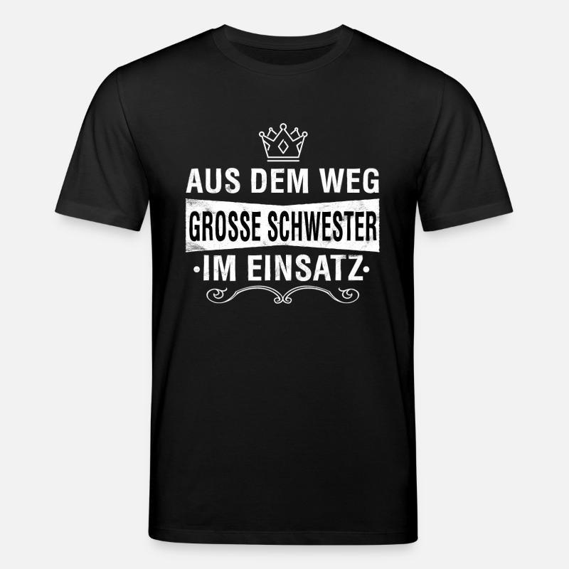 GROSSE SCHWESTER - Stanley/Stella Unisex Bio-T-Shirt CREATOR  - Schwarz
