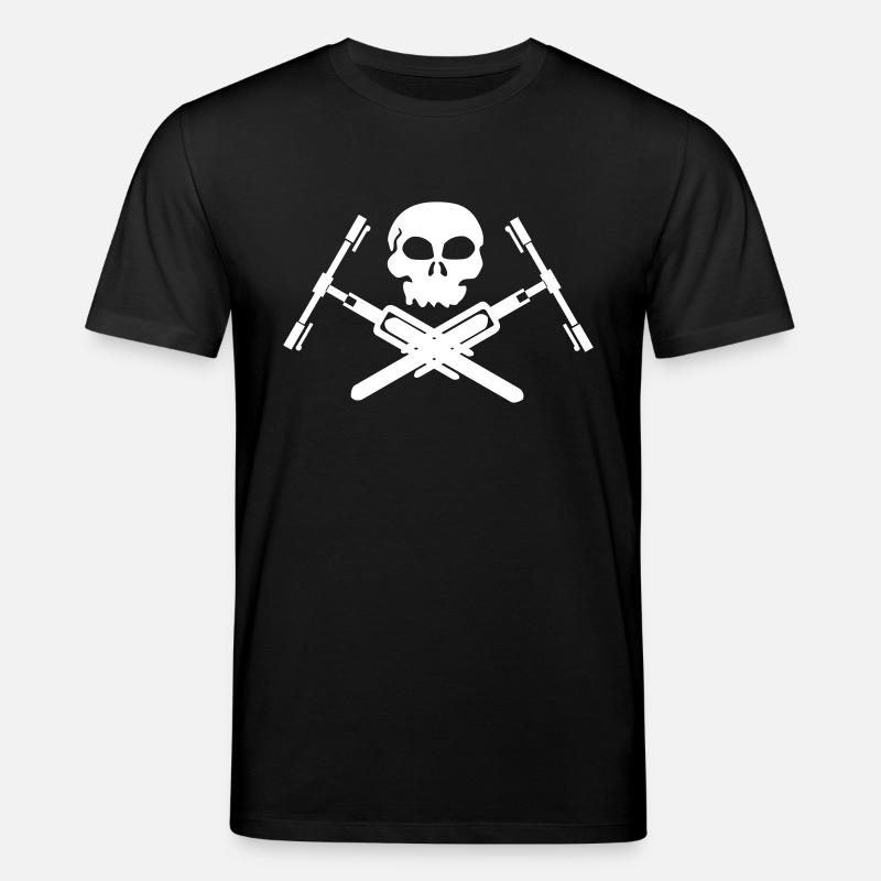 Vélo de crâne - T-shirt bio CREATOR Stanley/Stella Unisexe - noir