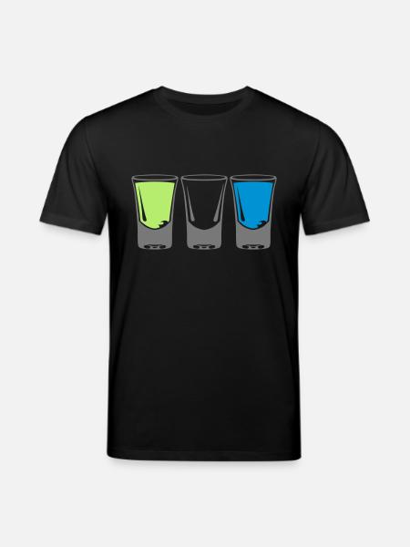 shooter glas alkohol - Stanley/Stella Unisex Bio-T-Shirt CREATOR - Schwarz