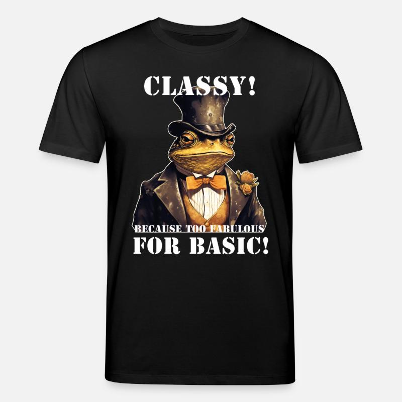 Frosch Steampunk - Stanley/Stella Unisex Bio-T-Shirt CREATOR  - Schwarz
