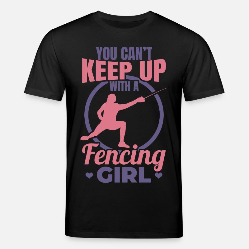 Fecht Mädchen - Stanley/Stella Unisex Bio-T-Shirt CREATOR  - Schwarz