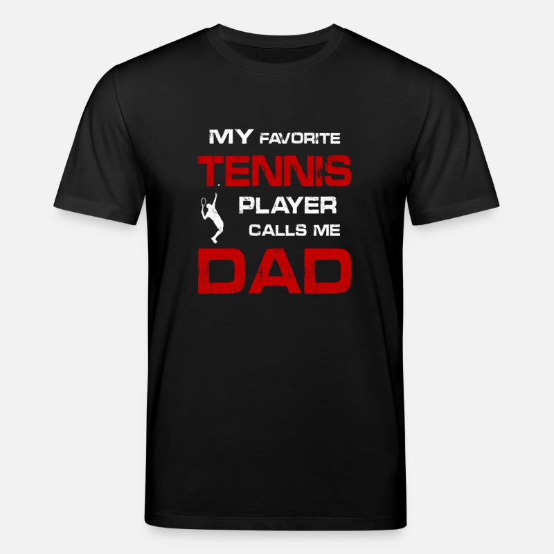 Tennis DAD - Stanley/Stella Unisex Bio-T-Shirt CREATOR  - Schwarz