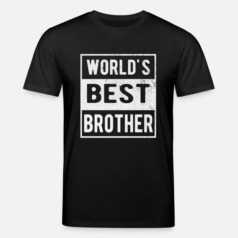 Bester Bruder - Stanley/Stella Unisex Bio-T-Shirt CREATOR  - Schwarz