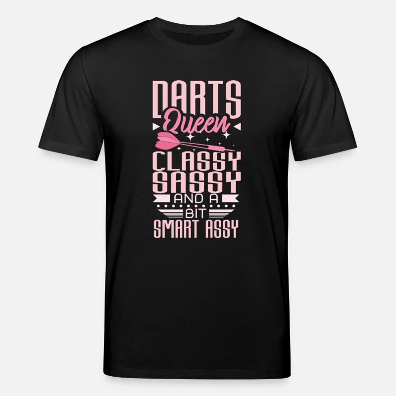 Darts queen - Stanley/Stella Unisex Bio-T-Shirt CREATOR  - Schwarz