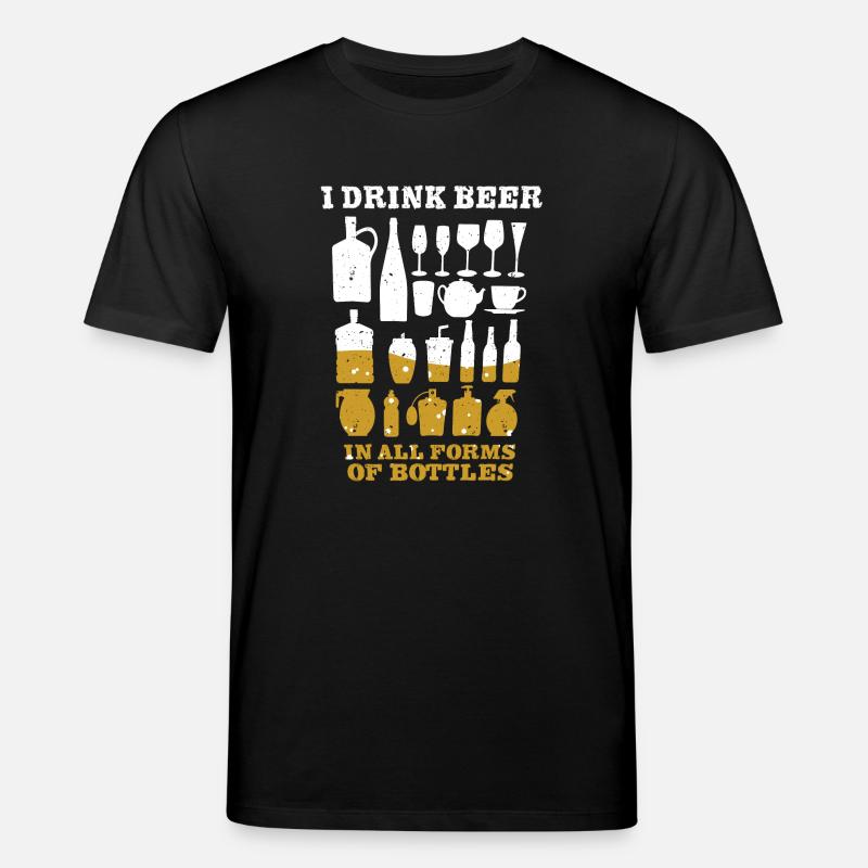 Les amateurs de bière - T-shirt bio CREATOR Stanley/Stella Unisexe - noir