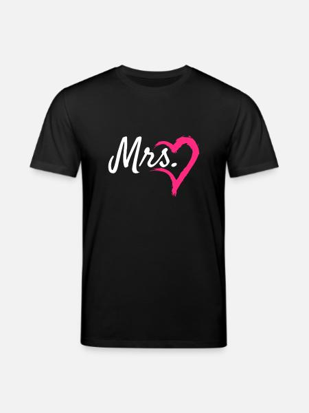 Mrs Herz - Stanley/Stella Unisex Bio-T-Shirt CREATOR - Schwarz