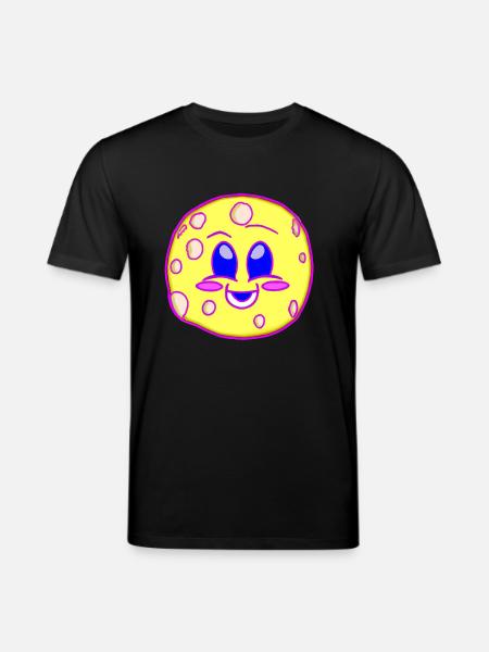 Ugly Moon Kawaii - Stanley/Stella CREATOR Unisex Organic T-Shirt - black