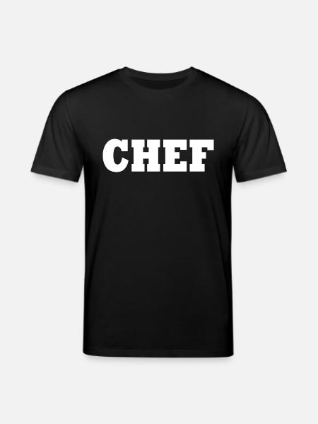 Chef - T-shirt bio CREATOR Stanley/Stella Unisexe - noir