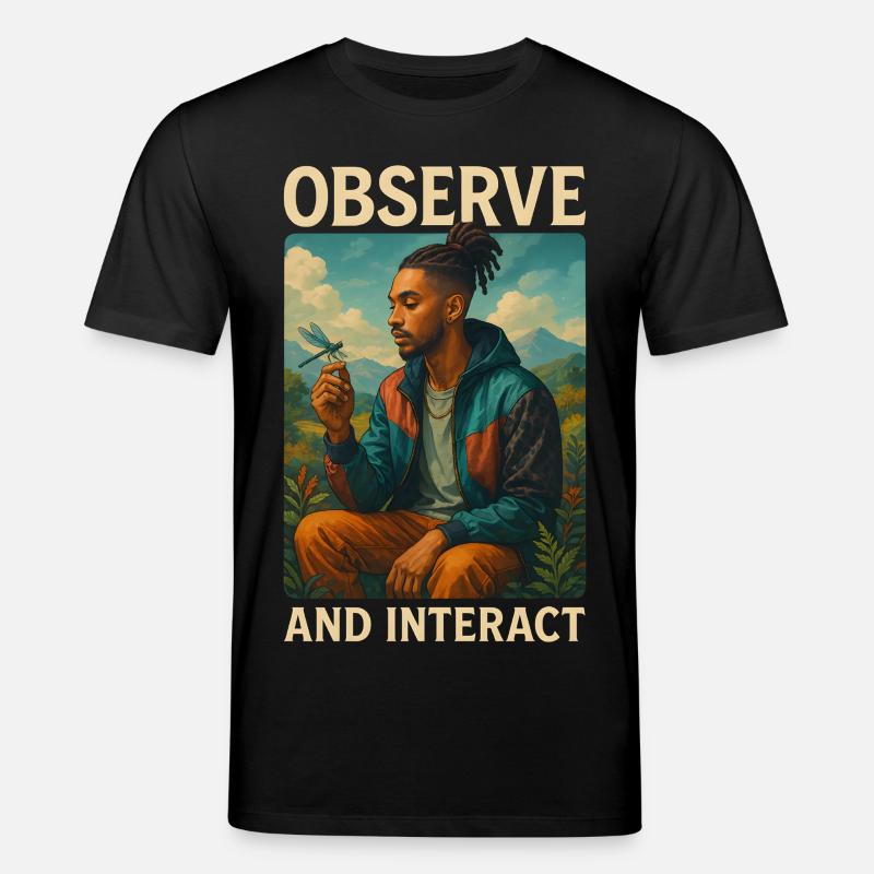 Observe & Interact - Stanley/Stella Unisex Bio-T-Shirt CREATOR  - Schwarz