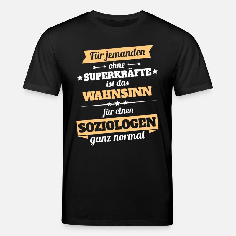 Soziologe Held - Stanley/Stella Unisex Bio-T-Shirt CREATOR  - Schwarz