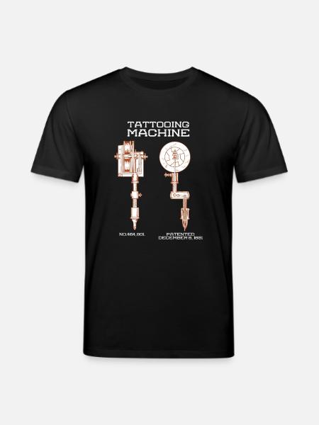 Tattoo Machine T shirt - Stanley/Stella Unisex Bio-T-Shirt CREATOR - Schwarz