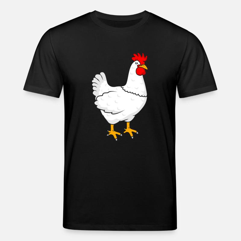 Huhn - Stanley/Stella Unisex Bio-T-Shirt CREATOR  - Schwarz