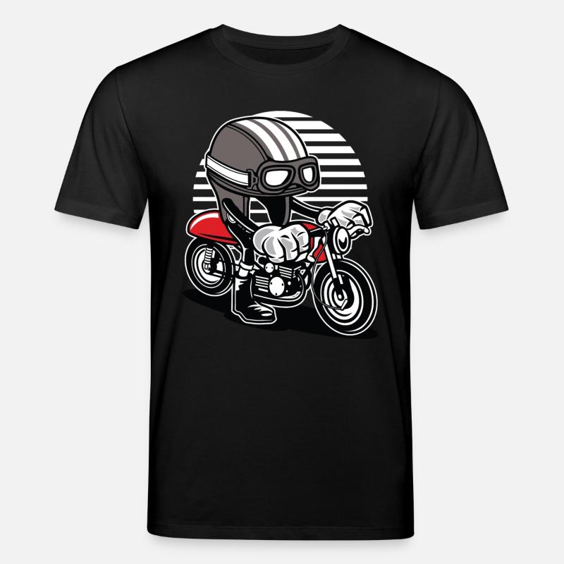 Caferacer Helm - Stanley/Stella Unisex Bio-T-Shirt CREATOR  - Schwarz