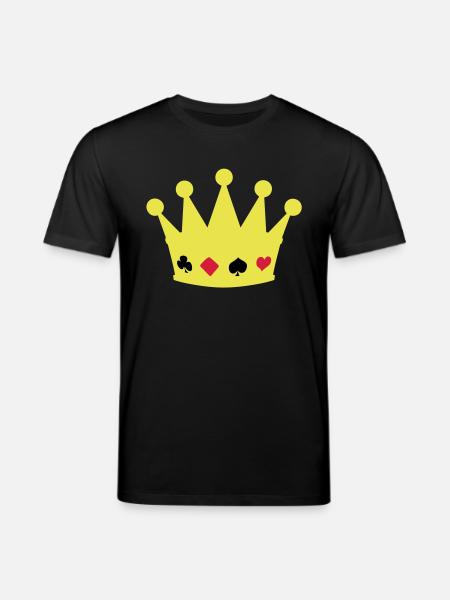 couronne poker crown - Stanley/Stella CREATOR Unisex Organic T-Shirt - black