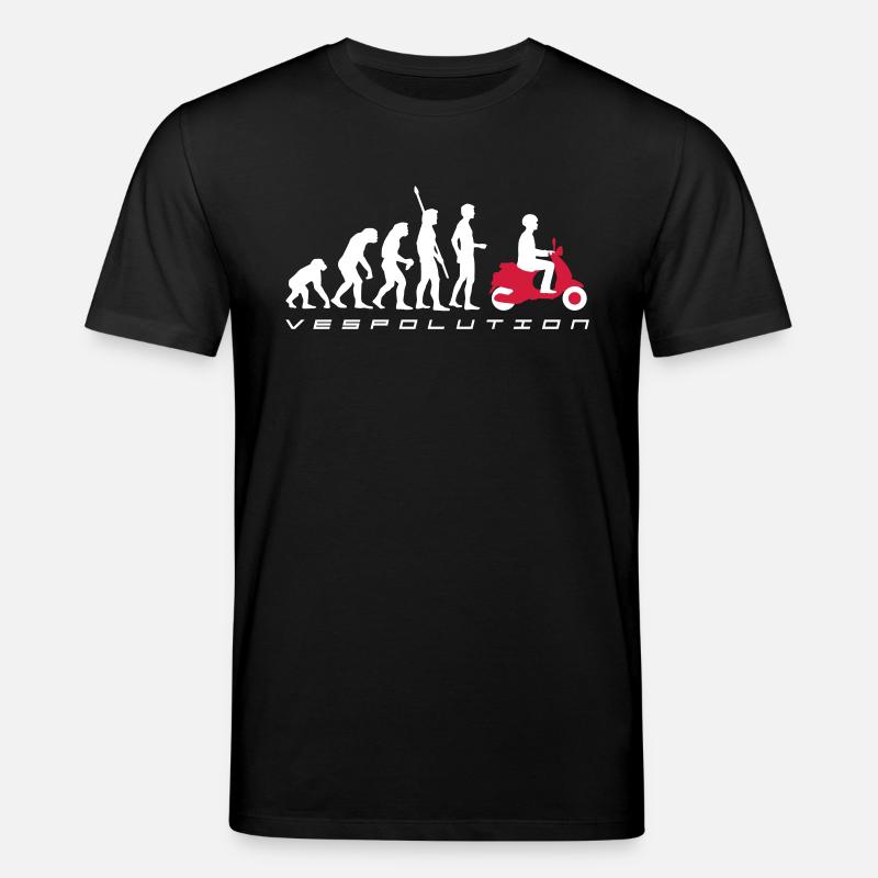 vespolution evolution__b_2c - Stanley/Stella CREATOR Unisex Organic T-Shirt - black